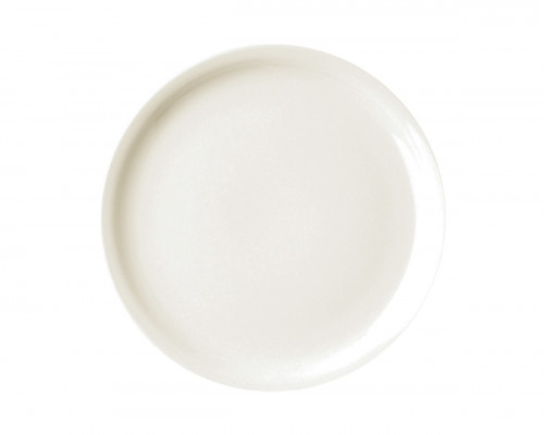 Assiette plate rond ivoire porcelaine vitrifiée Ø 18,5 cm Ska Rak