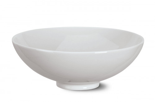 Saladier rond ivoire porcelaine vitrifiée Fine Dine Rak
