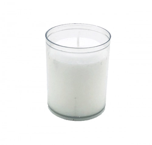 Bougie veilleuse rond blanc Ø 5 cm 6,3 cm Spaas (60 pièces)