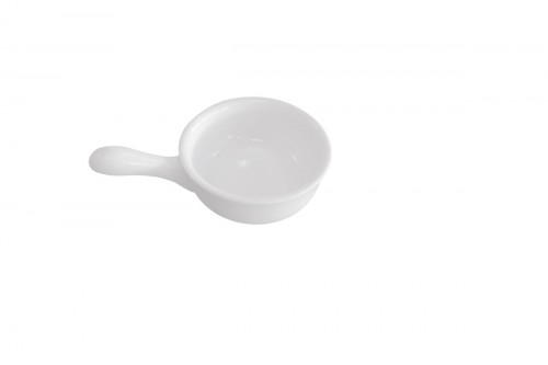 Mini casserole rond blanc porcelaine Ø 6 cm Pro.mundi