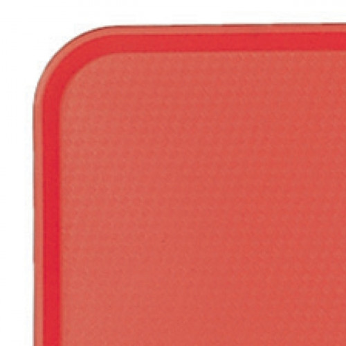 Plateau polypropylène (pp) rouge 34,5x26,5 cm Fast Food Cambro
