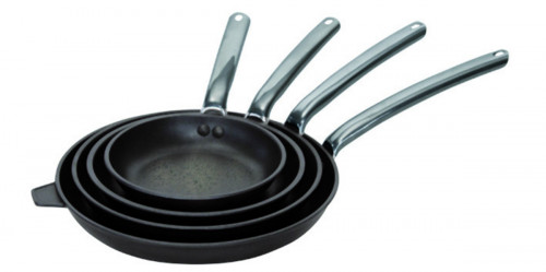 Poêle rond fonte d'aluminium Revêtement anti-adhésif Ø 24 cm 4,5 cm Choc Extreme De Buyer