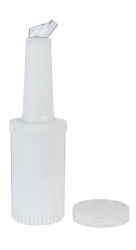 Bouteille verseuse blanc Ø 9 cm 17 cm 1 L Pro.mundi