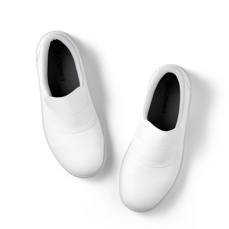 Chaussures mocassin de sécurité mixte blanc 45 Tony Nordways