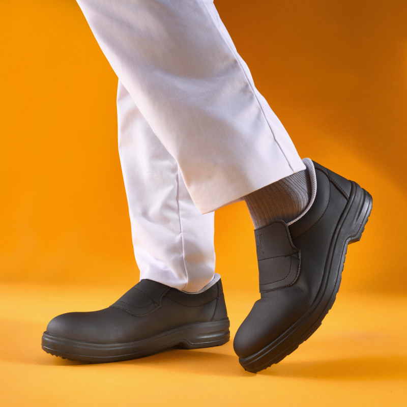 Chaussures mocassin de sécurité mixte noir 41 Tony Nordways