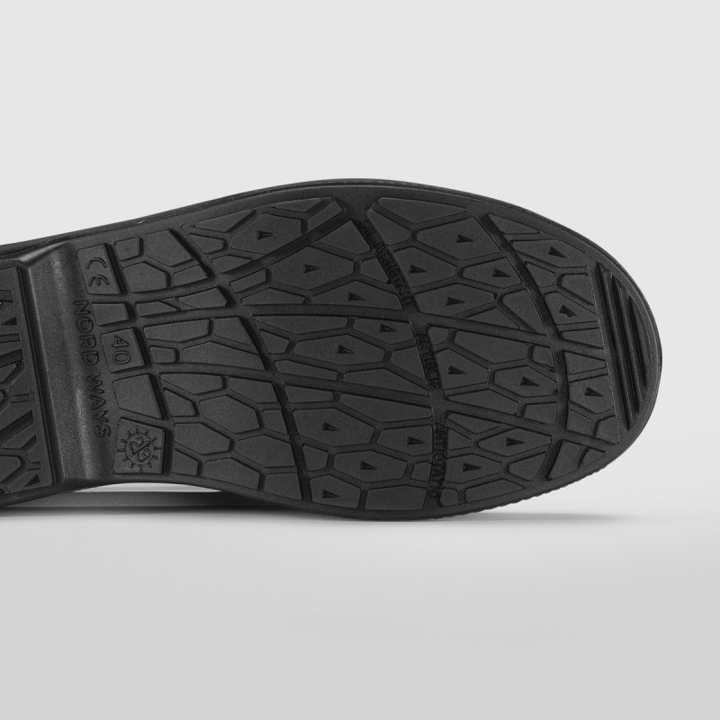Chaussures mocassin de sécurité mixte noir 43 Tony Nordways