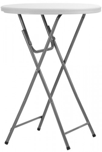 Table pliante blanc Ø 81 cm 81x110 cm Cocktail Flexmob