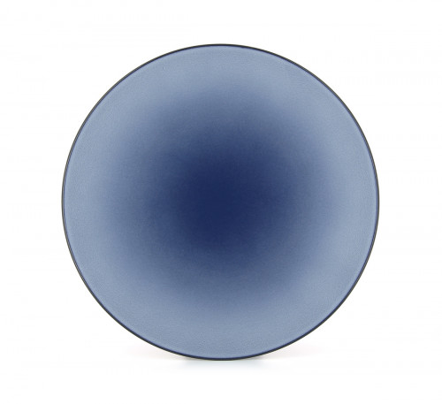 Assiette coupe plate rond bleu porcelaine culinaire Ø 26 cm Revol