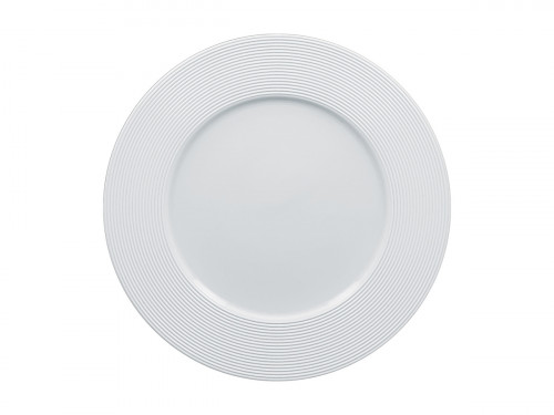 Assiette plate rond blanc porcelaine vitrifiée Ø 21,7 cm Evolution Rak