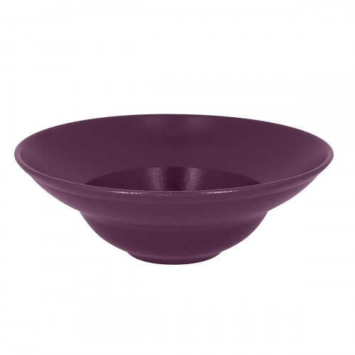 Assiette extra creuse rond violet porcelaine vitrifiée Ø 22,7 cm Neo Fusion Rak