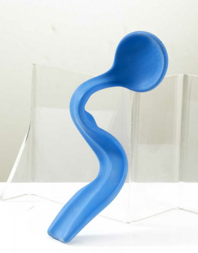 Cuillère bleu silicone 19,3x4 cm Saint Romain