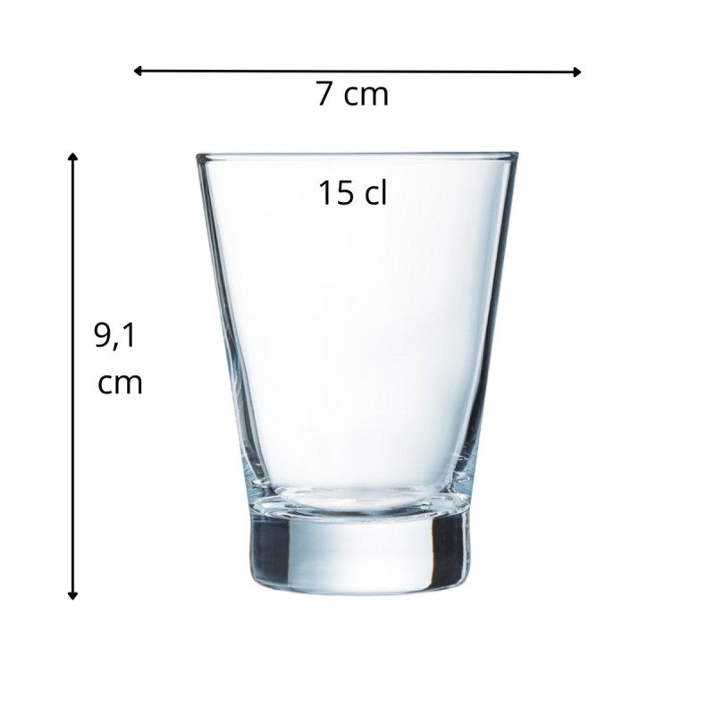 Gobelet verre 15 cl Shetland Arcoroc