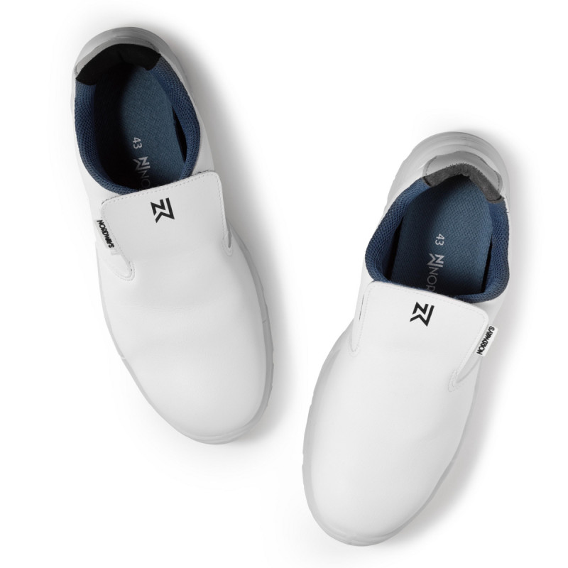 Mocassins de sécurité blanc 44 Brice Plus Nordways
