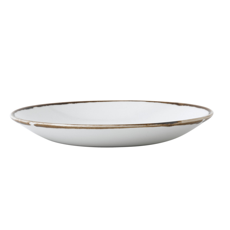 Assiette creuse rond blanc porcelaine vitrifiée Ø 27,8 cm Harvest Dudson