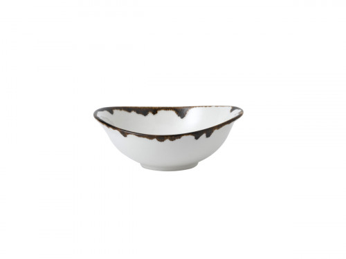 Bol à salade ovale blanc porcelaine vitrifiée 17,4 cm Harvest Dudson