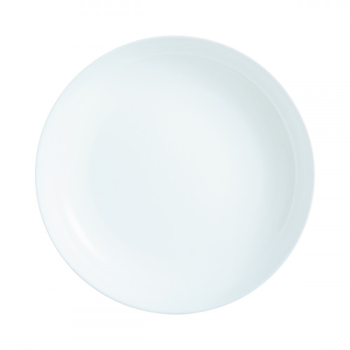 Assiette creuse rond blanc verre opal Ø 25 cm Evolutions Arcoroc