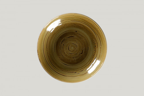 Assiette coupe creuse rond beige porcelaine Ø 26 cm Rakstone Spot Rak