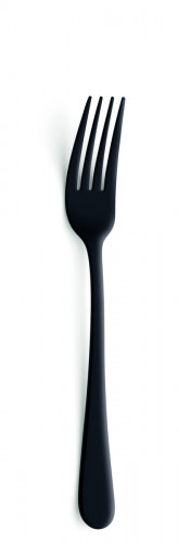 Fourchette à dessert noir inox 18/0 18,6x2,2 cm Austin Pvd Black Amefa