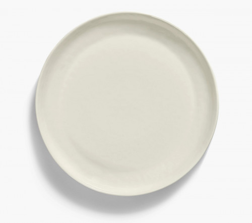 Plat de présentation rond blanc grès émaillé Ø 35 cm Feast By Ottolenghi Serax