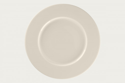 Assiette plate rond blanc porcelaine bone china Ø 31,5 cm Fedra Rak