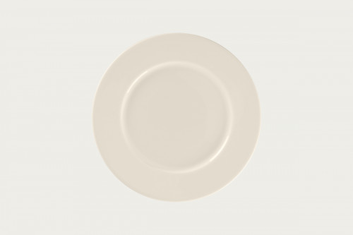 Assiette plate rond blanc porcelaine bone china Ø 25,1 cm Fedra Rak