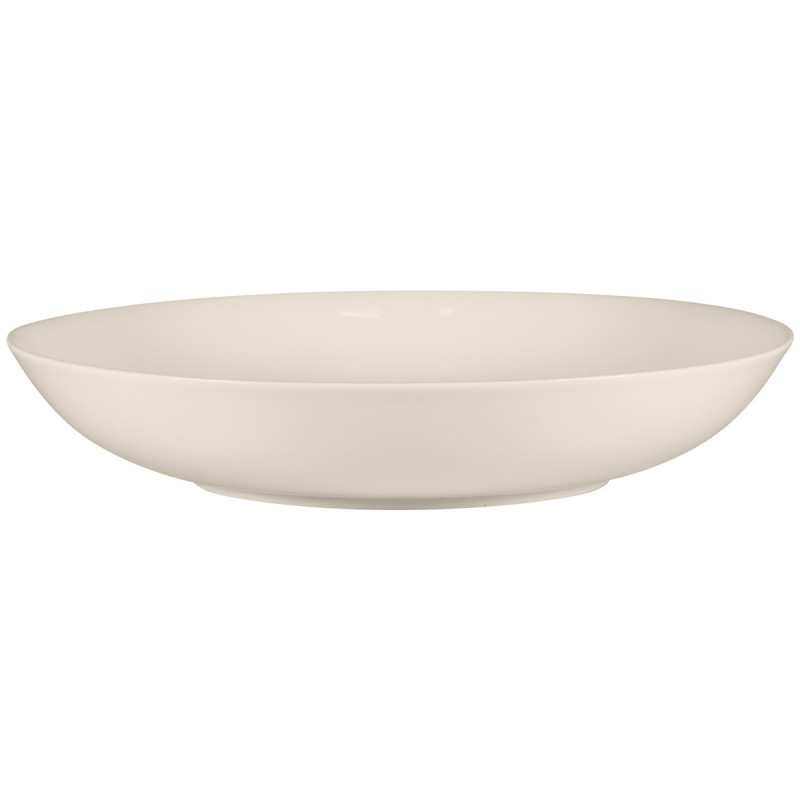 Assiette coupe creuse rond ivoire porcelaine bone china Ø 26,6 cm Fedra Rak