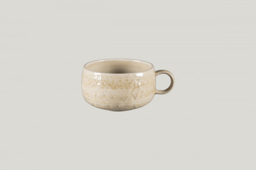 Tasse à déjeuner rond vanilla porcelaine 41 cl Ø 11 cm Krush Rak