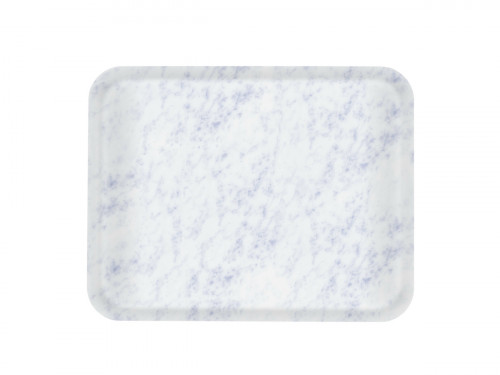 Plateau GN1/1 polyester marbre blanc 53x32,5 cm Profil 2 Biosourcé Platex