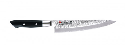 Couteau chef 20 cm acier plastique unie Hammered Kasumi