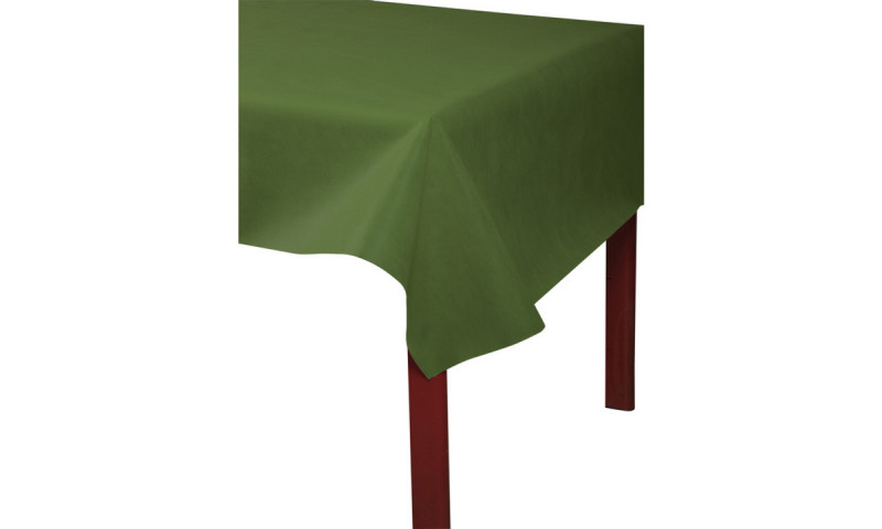 Rouleau de nappe vert olive spunbond 20 m x 120 cm