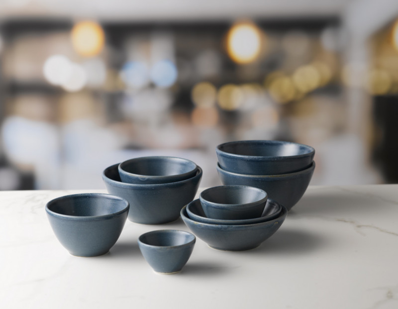 Coupelle / bol conique seattle grey porcelaine vitrifiée Ø 13 cm Nourish Seattle Churchill