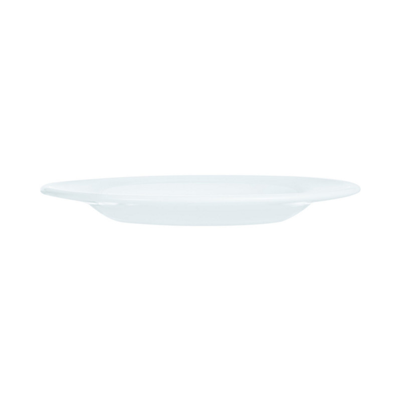 Assiette plate rond blanc verre opal Ø 16 cm Intensity Arcoroc