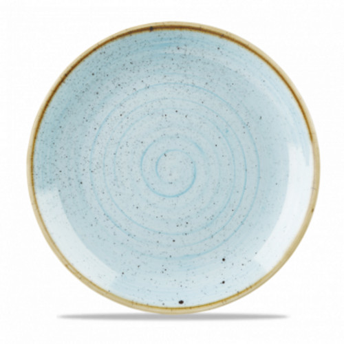 Assiette coupe plate rond duck egg porcelaine vitrifiée Ø 26 cm Stonecast Churchill