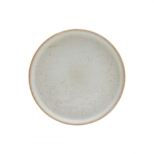 Assiette plate rond beige grès émaillé Ø 22 cm Sand Accolade