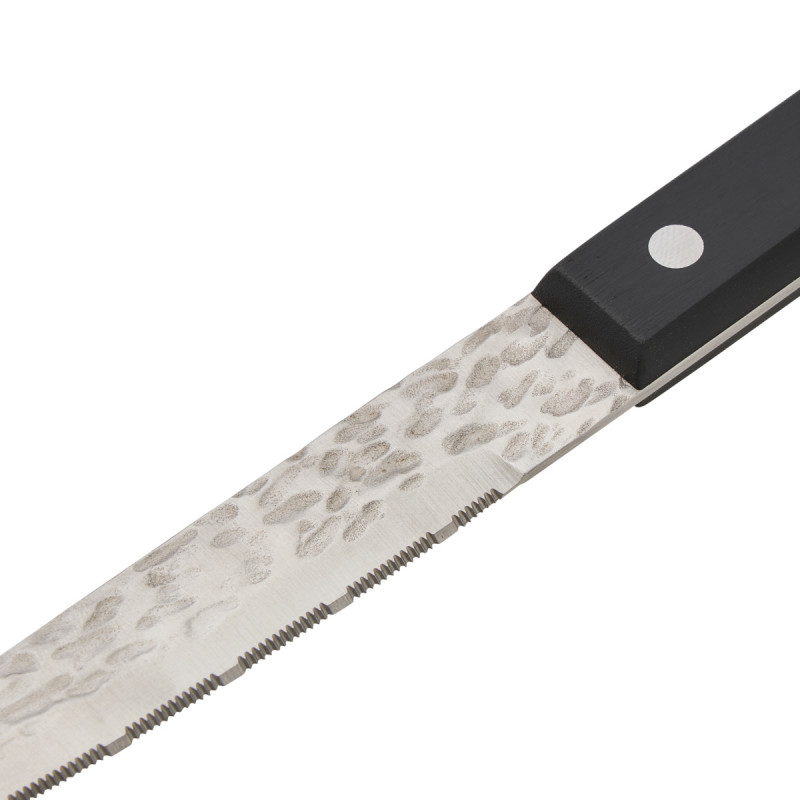 Couteau à steak noir 21,5 cm Elite Pro.mundi