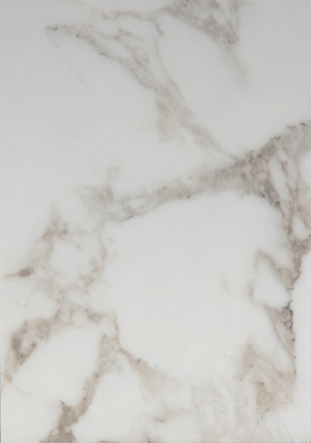 Plateau de table d'intérieur rectangulaire marbre blanc 110x70x2,4 cm Original Flexmob