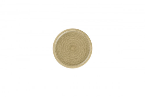Assiette coupe plate rond beige porcelaine Ø 16,2 cm Selva Rak