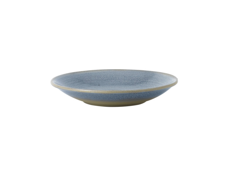 Assiette coupe creuse rond bleu en grès émaillé Ø 29,3 cm Evo Dudson