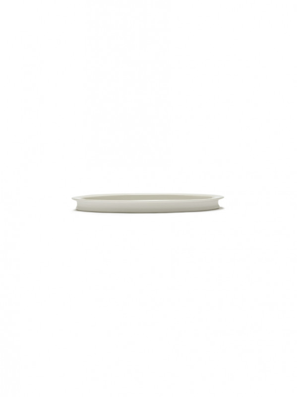 Assiette coupe plate rond Alabaster porcelaine Ø 23 cm Dune Serax