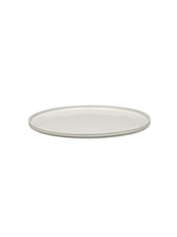 Assiette coupe plate rond Alabaster porcelaine Ø 33 cm Dune Serax