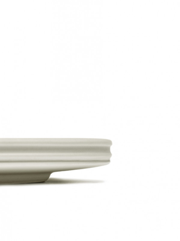 Assiette coupe plate rond Alabaster porcelaine Ø 33 cm Dune Serax