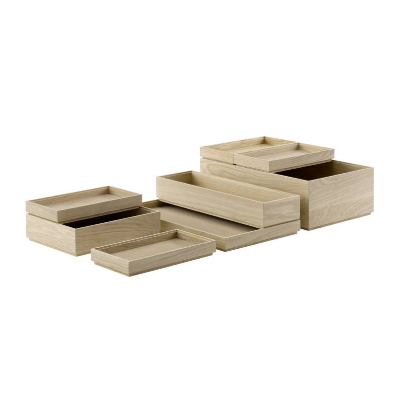 Caisse GN1/2 chêne 32,5x26,5x4,45 cm Valo Aps