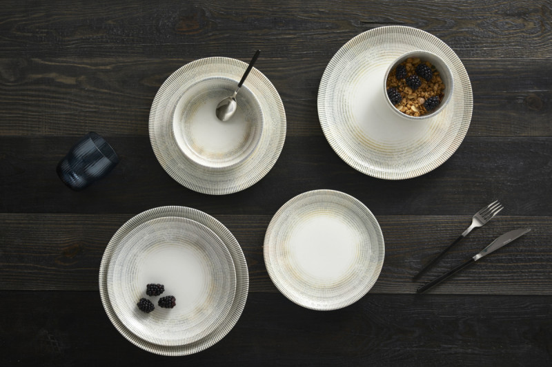 Assiette coupe plate rond porcelaine Ø 21 cm Cancun Accolade