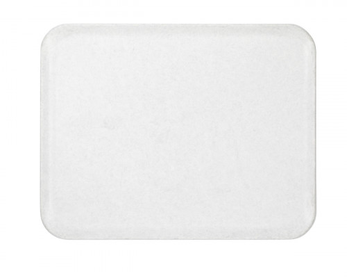Plateau polyester blanc 53x32,5 cm Poly Str Profil Mat 2 Platex