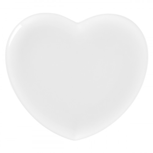 Assiette coupe plate blanc porcelaine 28x25 cm Cliché Rak