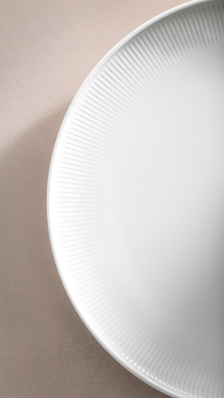 Assiette creuse rond blanc porcelaine Ø 25 cm Afina Villeroy & Boch