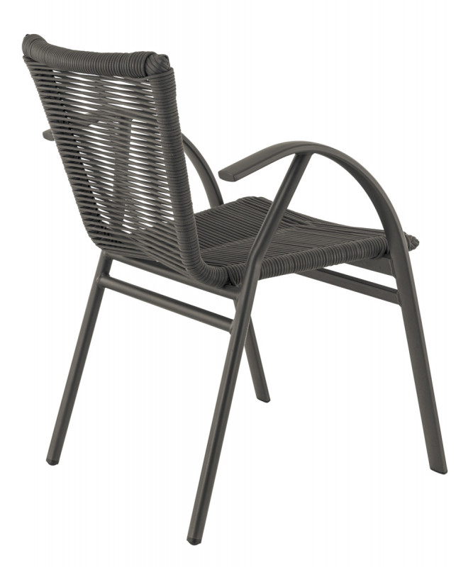 Fauteuil gris anthracite 78x54x55 cm Saint_raphael Flexmob
