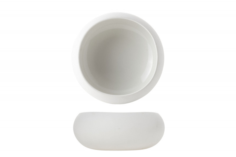 Coupelle blanc porcelaine Ø 12 cm Iris