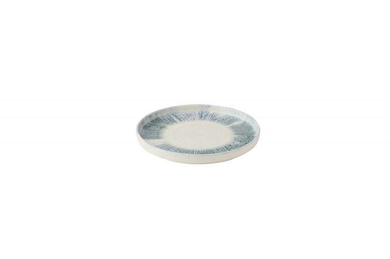 Assiette plate rond Blue porcelaine vitrifiée Ø 21 cm Lyra Churchill