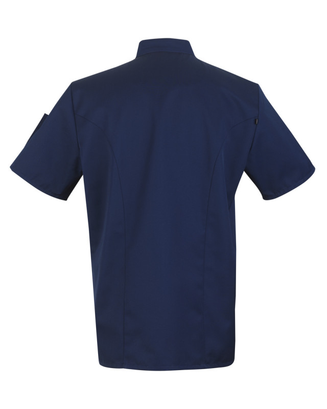 Veste de cuisine manches longues bleu foncé T5 Nero Robur